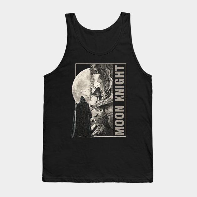 moon knight retro version Tank Top by HighRollers NFT